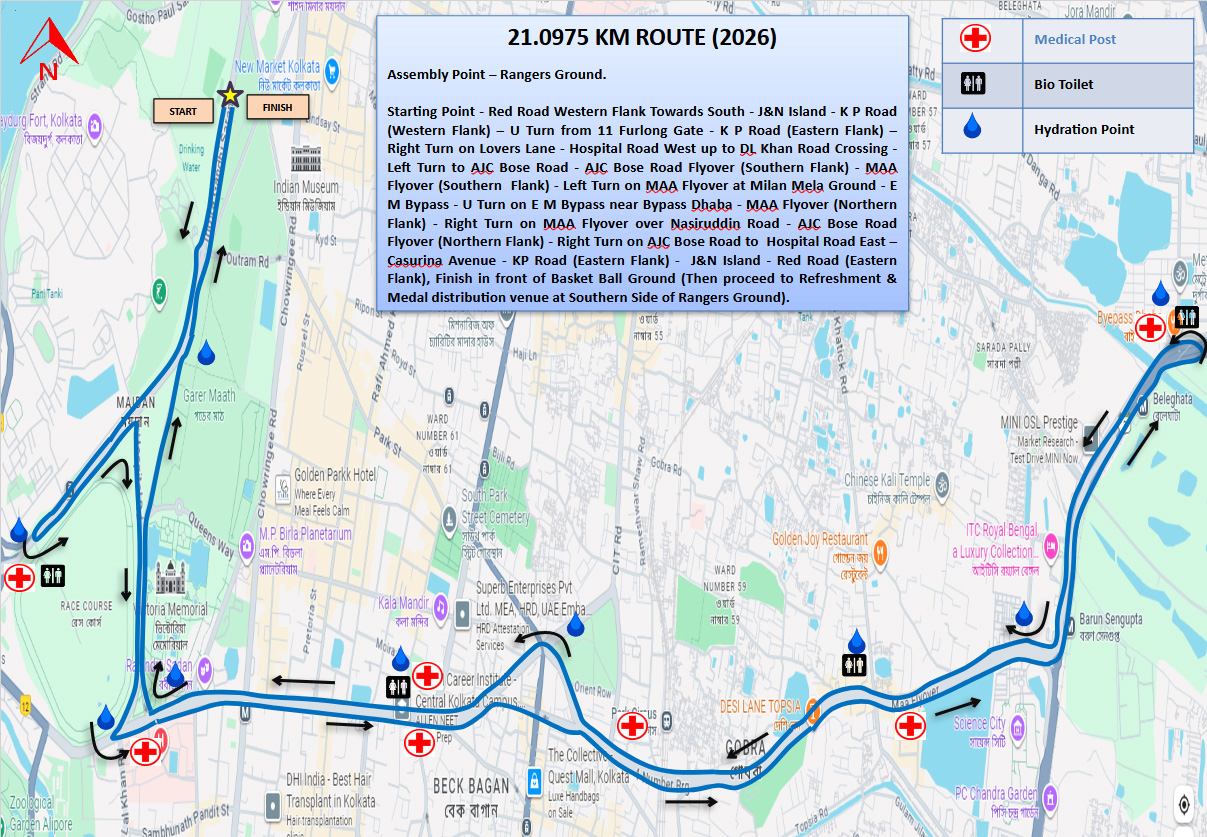 21K Route Map